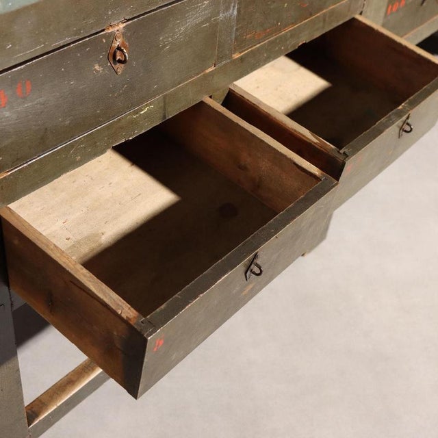 Industrial Workbench in Fir For Sale - Image 5 of 13