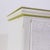 Wood Narrow White Wooden Chest of Drawers with Decorated Drawers For Sale - Image 7 of 10