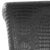 Studded Counter Stool, Black Crocodile & Black For Sale - Image 4 of 6