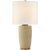 Chado Large Table Lamp in Coconut with Linen Shade Designer: Barbara Barry Height: 31.25" Shade Detail: 15.25" x 15.75" x...