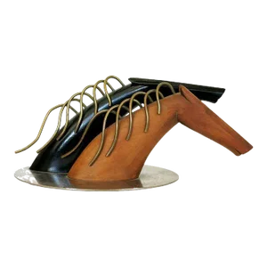 1930s Art Deco Hagenauer Style Carved Horses by Sier Kunst