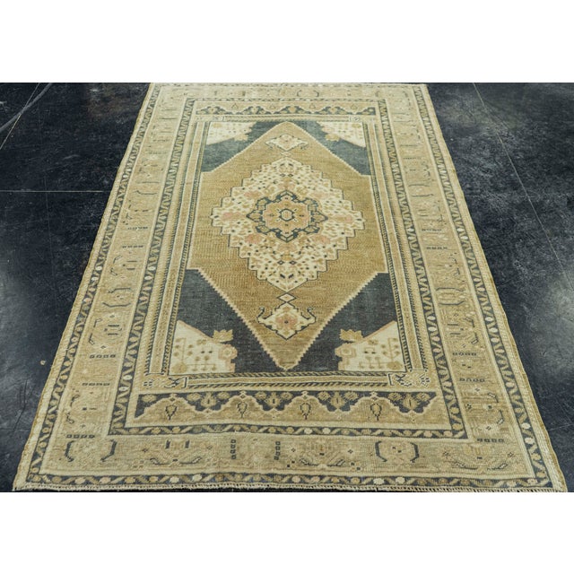 Turkish Vintage Rug 3'10" x 6' #20697 Explore a curated collection of hallway runners, wool rugs, and handmade...