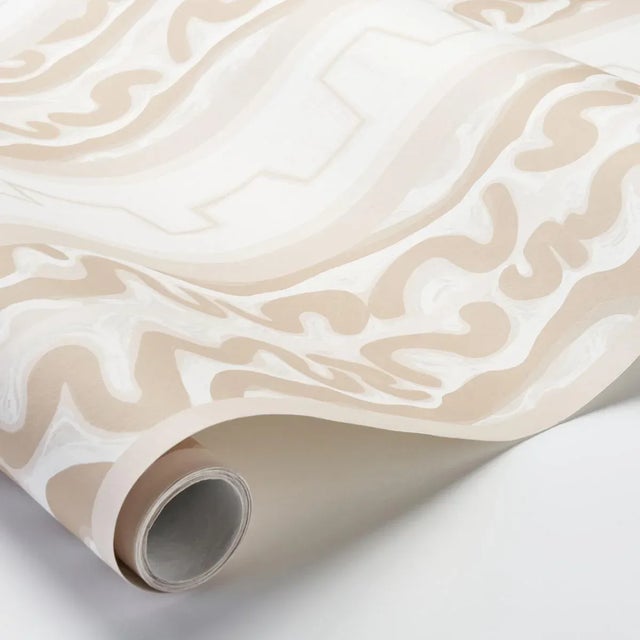 Not Yet Made - Made To Order Sample - Schumacher X Backdrop Night At The Opera Wallpaper in Linen For Sale - Image 5 of 5