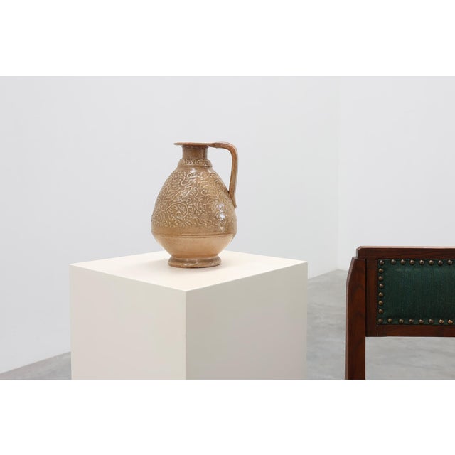 A beautifully crafted Belgian stoneware jug produced by Perignem during the 1960s, showcasing the workshop's celebrated...