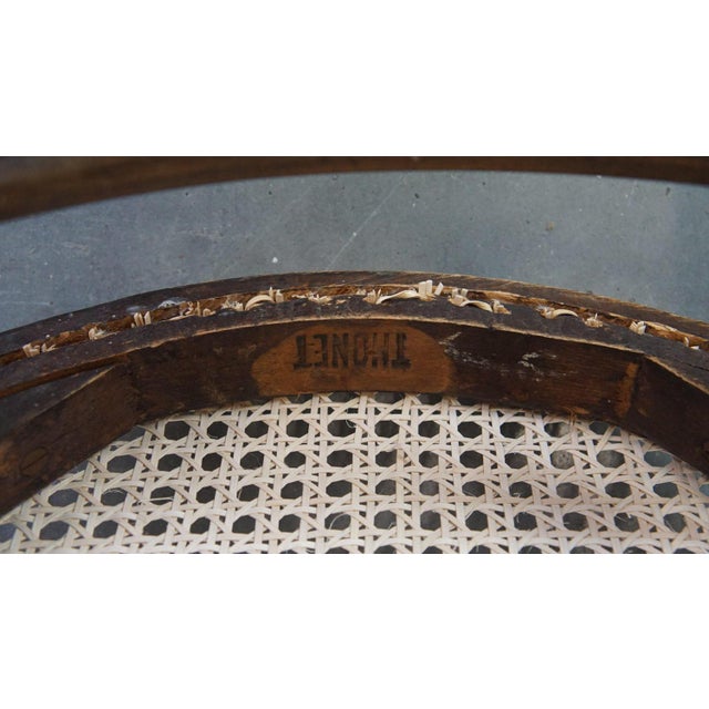 Beige Set of Vintage Bistro Design Chairs from Thonet For Sale - Image 8 of 18