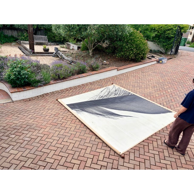 Museum-Scale Photographic Canvas 10’ X 13’ Former Oakland Museum Exhibition Piece Rare Statement Artwork For Sale - Image 9 of 12