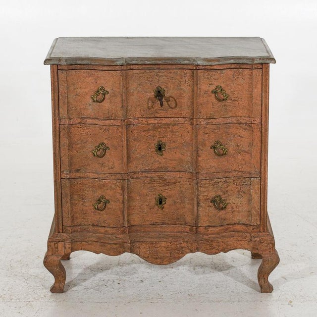 Scandinavian Chest in Original Paint, 1700s For Sale - Image 11 of 11
