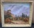 Wood Early 20th Century California Impressionist Plein Air Landscape Painting Attributed to Dana Bartlett For Sale - Image 7 of 8