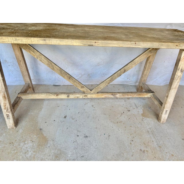 Late 19th Century 19th Century Spanish Oak Console Table For Sale - Image 5 of 12