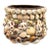 Vintage Hawaiian Seashell-Encrusted Terracotta Cachepot Planter For Sale