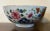 Chinoiserie Antique 18th Century Chinese Export Porcelain Punch Bowl Painted With Peonies For Sale - Image 3 of 12