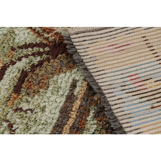 Textile Vintage Swedish Rya Rug With Impressionistic Pictorial Design - Rug & Kilim For Sale - Image 7 of 9