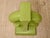 Late 20th Century Oversized Lime Green Concrete Dollar Sign Sculpture For Sale - Image 4 of 8