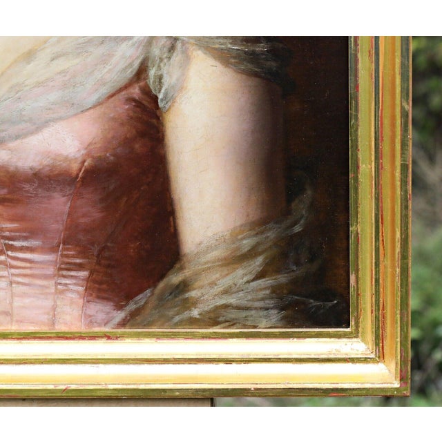 Portrait of a Lady, 19th Century, Oil on Canvas, Framed For Sale - Image 3 of 9