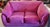 2010s Fuchsia Pink Velour Upholstered Designer Love Seat- Sofa For Sale - Image 5 of 6