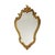 Mid-Century Modern Baroque French Gold-Leaf Gilded Mirror with Crest For Sale - Image 3 of 16