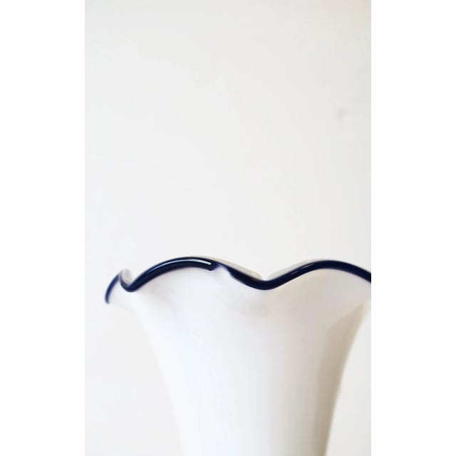 French Marble Glass Brass Vases, Pair For Sale - Image 11 of 16