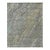 Modern Abstract Rug – Hand-Tufted Wool & Viscose – Blue, Gold, and Grey For Sale