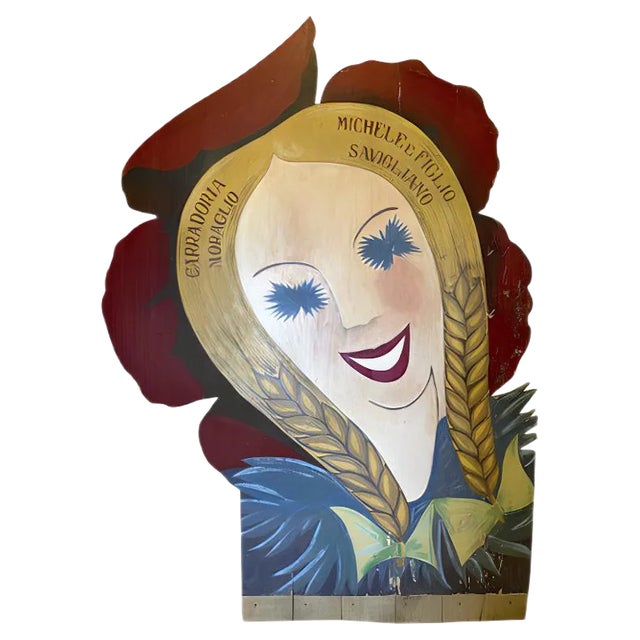 Mid-Century Advertising Sign, 1960s For Sale