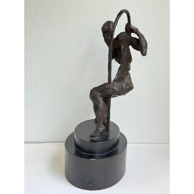 Mid 20th C. Studio Bronze Brutalist Figural Sculpture For Sale In Seattle - Image 6 of 12