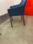 1980s Blue Mid-Century Accent Chair For Sale - Image 5 of 5