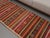 Textile 1970s Vintage Handmade Wool Cotton Red Runner Rug For Sale - Image 7 of 11