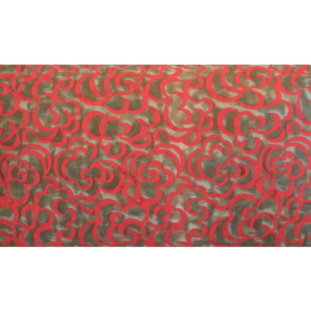 Fortuny Venetian Italian Designer Mariano Fortuny Nuvole Feather/Down Pillow 25" X 16" For Sale - Image 4 of 7