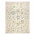 21st Century Turkish Oushak Wool 8x11 Ivory & Blue Handmade Area Rug #1144190 For Sale