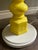 1970s Vintage Italian Table Lamp W/Original Shade & Slot for Books / Media: Brady Bunch Mod Style For Sale - Image 5 of 16