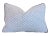 Italian Designer Italian Mariano Fortuny Lavender & White Papiro Feather/Down Pillow 24” X 16” For Sale - Image 3 of 7