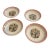 Vintage 1980s Italian Ceramic San Remo Pasta Bowls by Himark - Set of 4 For Sale