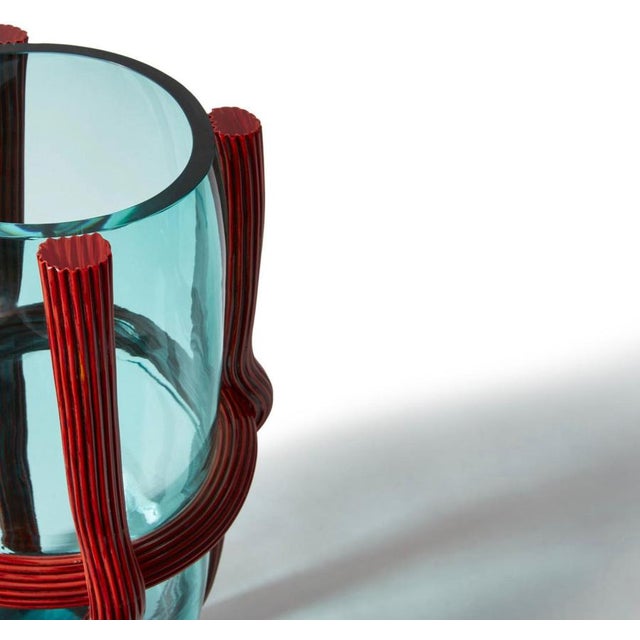 Patricia Urquiola Sestiere Vase in Murano Glass by Patricia Urquiola For Sale - Image 4 of 13