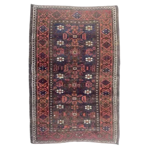 Antique Turkmen Baluch Rug