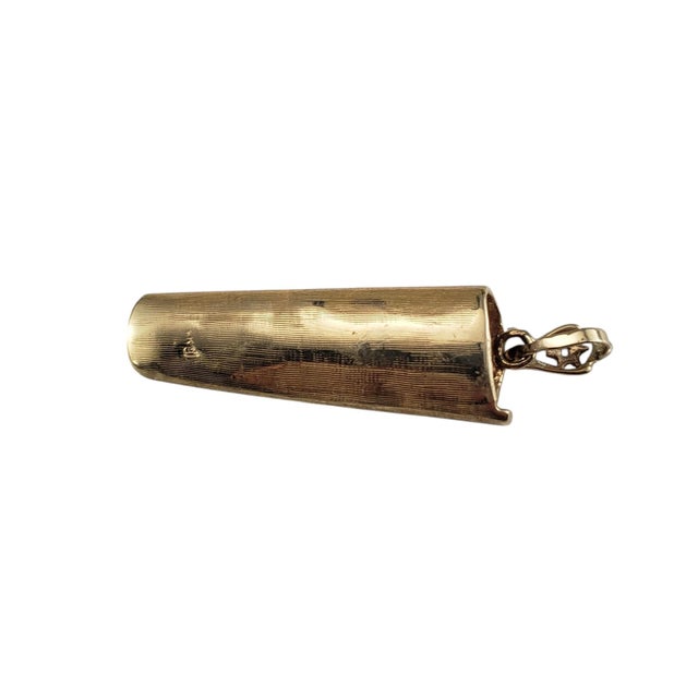Contemporary Mid 20th Century 14 Karat Yellow Gold Mezuzah Pendant For Sale - Image 3 of 6