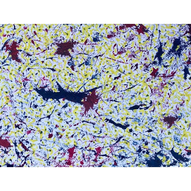 Mid-Century Modern Abstract Painting Mid Century Modern by Lois Walker For Sale - Image 3 of 8