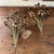 Antique Cold Gilded Candle Prick Floral Wall Sconces- A Pair For Sale In New York - Image 6 of 11