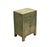 Distressed Marks Light Olive Green Drawer End Table Nightstand For Sale - Image 4 of 9