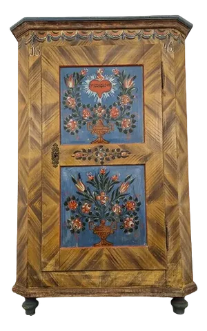 Painted Bridal Cupboard 1846