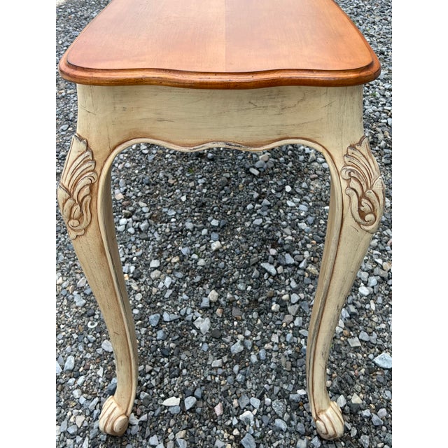 Country French Carved Console Table For Sale - Image 4 of 9