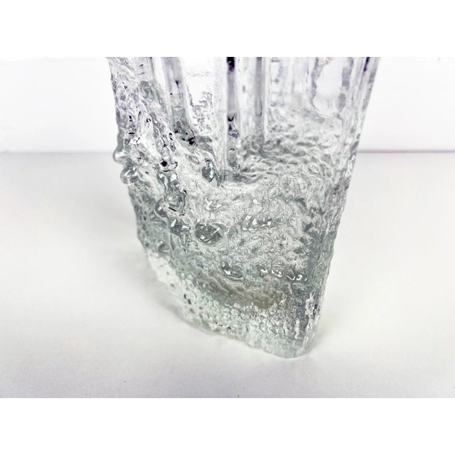 Tapio Wirkkala Vintage "Pinus" Glass Vase by Tapio Wirkalla for Iitalla For Sale - Image 4 of 13
