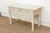 Reclaimed Wood Whitewash Carved Nahuala Console For Sale - Image 4 of 14