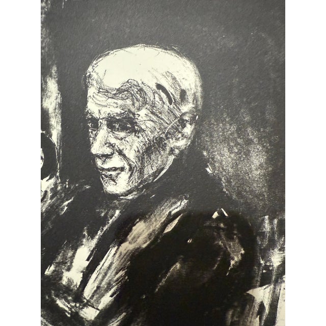 Arbit Blatas, Lithuanian French Artist Arbit Blatas Lithograph Georges Braque School of Paris, 1962 For Sale - Image 4 of 7