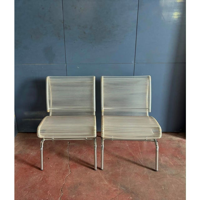 1990s Hydra Plastic Rope Chairs by Roberto Semprini for Sintesi, Italy, 1990s, Set of 2 For Sale - Image 5 of 5