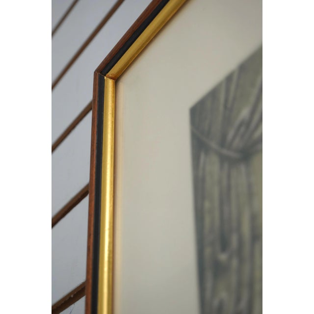 1950s Pair State Representatives Calhoon & Clay Framed Silhouettes For Sale - Image 5 of 12