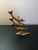 1980s Brass Stacked Dolphins on Wave Crest Figurine For Sale - Image 4 of 4