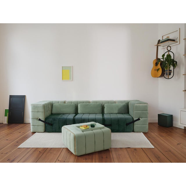 Flexible Small Corner Sofa by Ambivalenz, Set of 9 For Sale - Image 4 of 5