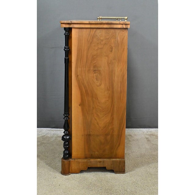 Charles X Style Burl Walnut Music Cabinet For Sale - Image 14 of 18
