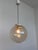 - bubble smoked glass pendant for the glass company osvetlovací sklo valašské mezirici - perfect condition. -...