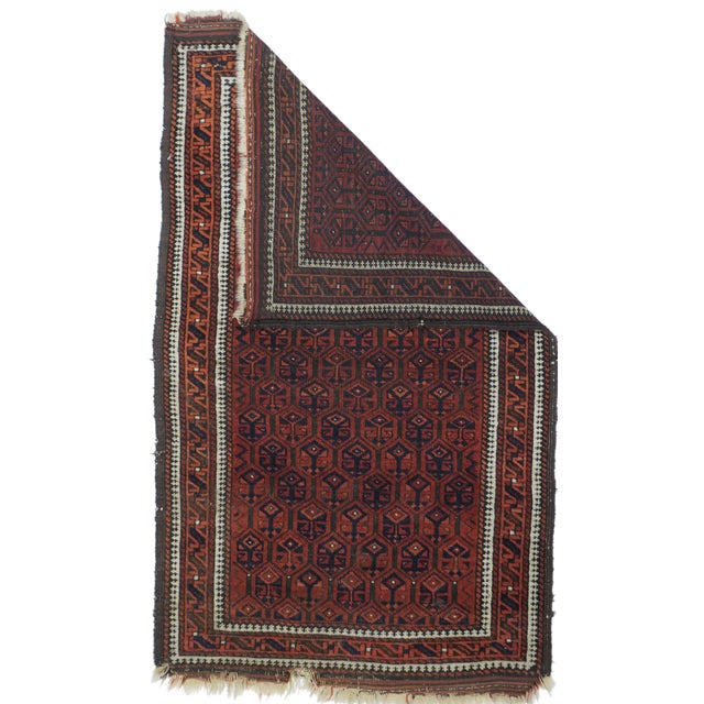 Antique Balouch Rug 2'8'' x 4'0".