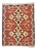 Vintage Persian Shiraz Kilim Rug - 02'10 X 03'07 For Sale